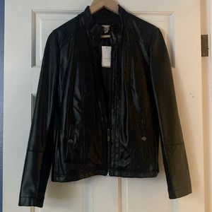 Brand, new foe, leather jacket by philosophy size women’s medium